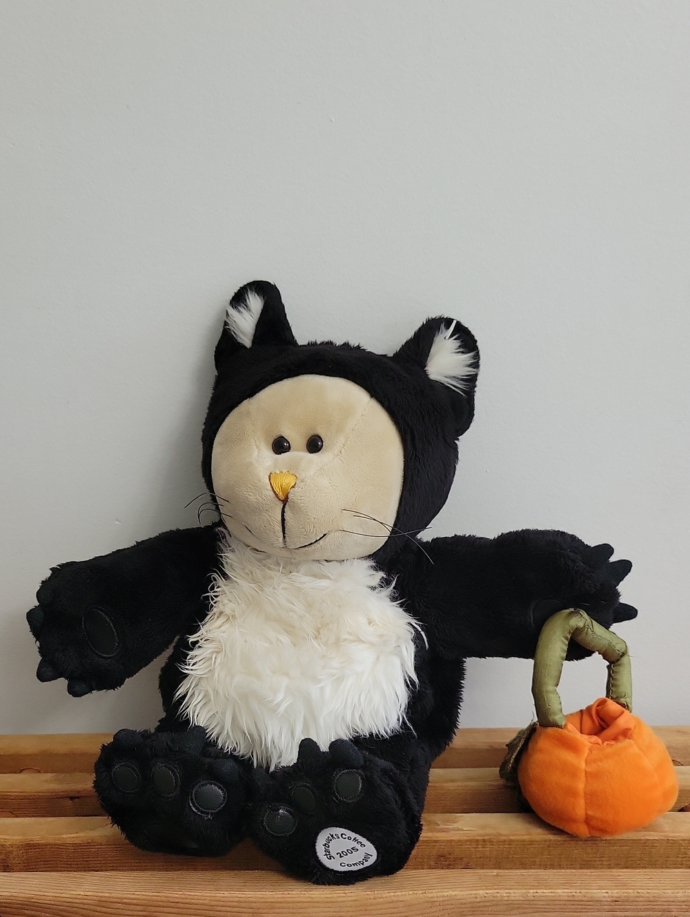 Starbucks 41st Edition In The Bearista Bear Collection 2005 Bear In Cat Costume